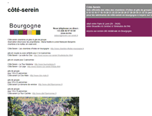 Tablet Screenshot of cote-serein.fr